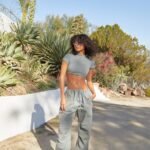 Mockneck Swim Top