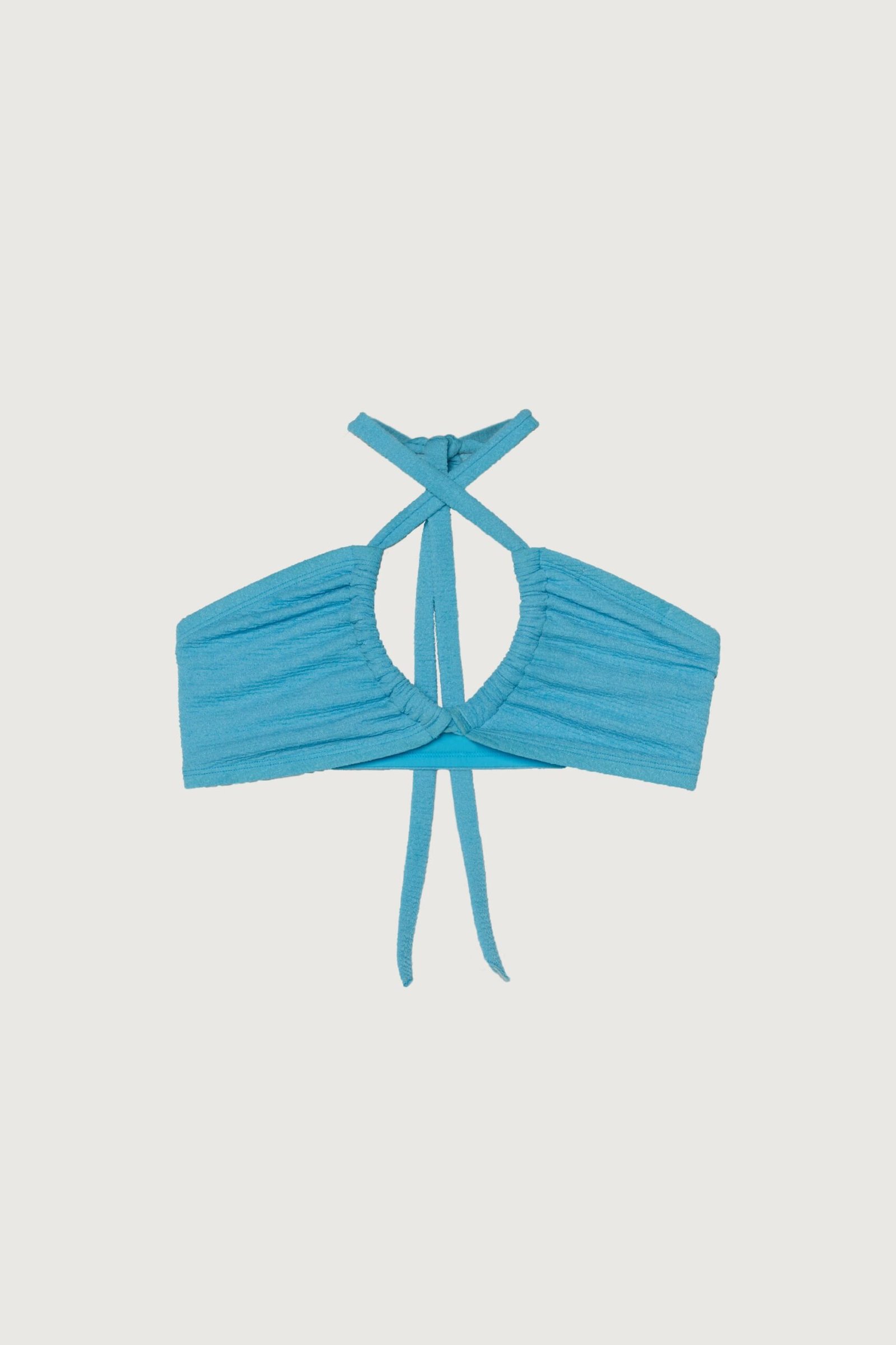 Bikini-Top-9927_Turquoise-1.jpg Halterneck Bikini Top - Image 1