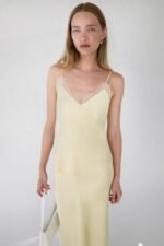 Lace Trim Satin Camisole Tank - Image 6