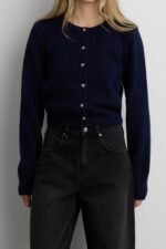 Heart Button Front Cardigan - Image 5