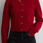 Heart Button Front Cardigan