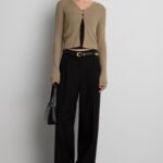 Cropped Long Sleeve Cardigan