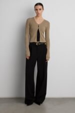 Cropped Long Sleeve Cardigan - Image 2