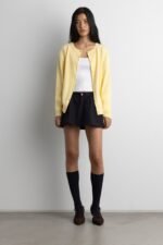 Relaxed Fit Button Front Cardigan