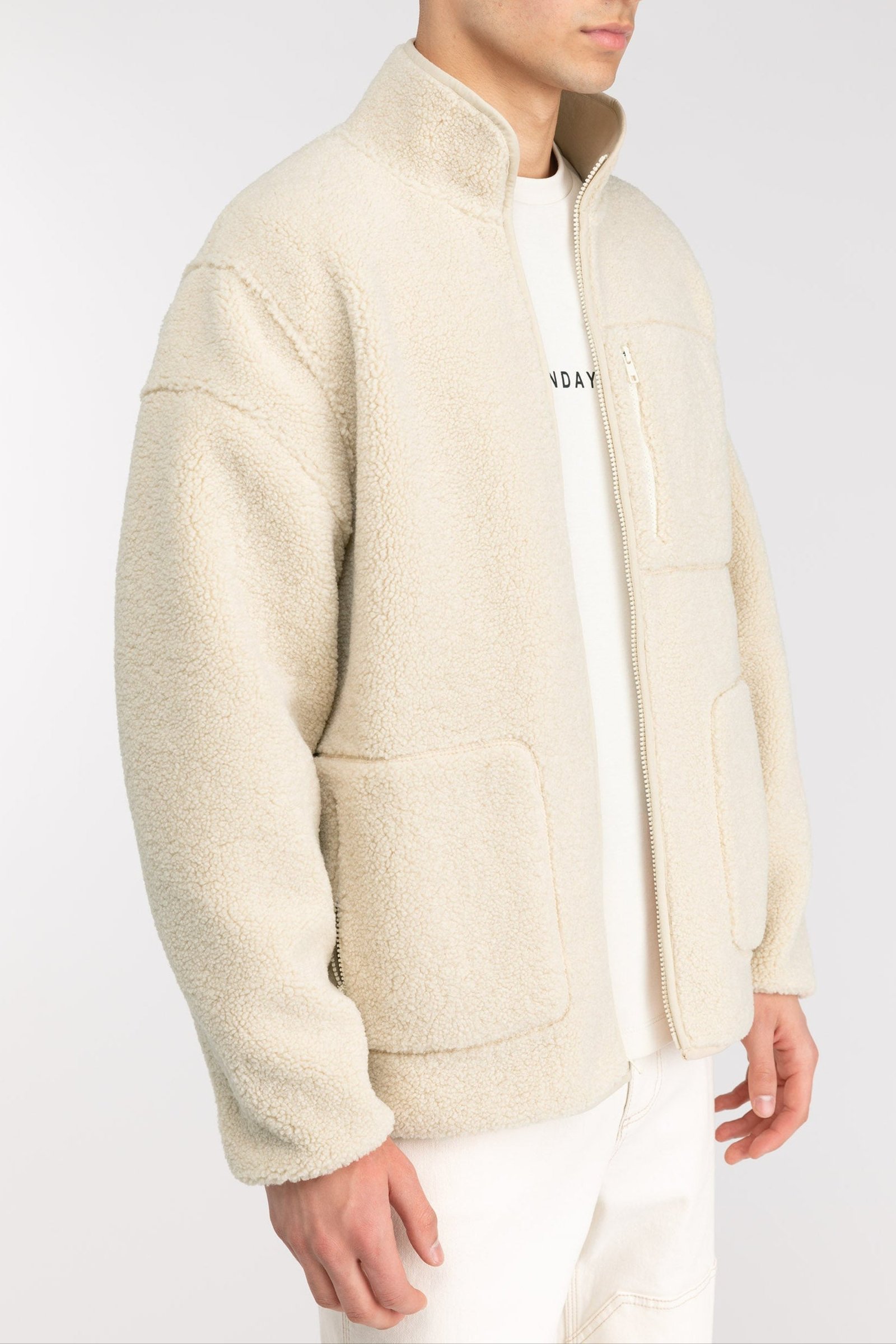Coat-11330_Fog-1.jpg Sherpa Jacket - Image 1
