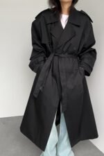 Water Repellent Cotton Trench Coat - Image 4