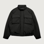 LS OVERSIZED NYLON BOMBER JACKET|