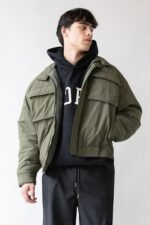 LS OVERSIZED NYLON BOMBER JACKET| - Image 2