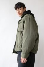 LS OVERSIZED NYLON BOMBER JACKET| - Image 3