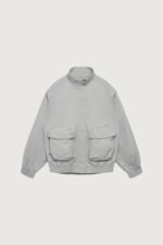 Nylon Bomber With Zip-Off Sleeves - Image 6