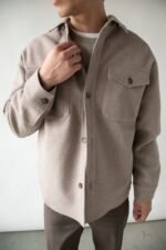 Wool Blend Button Front Shirt - Image 3