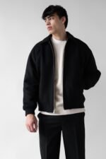 Wool Blend Bomber Jacket - Image 2