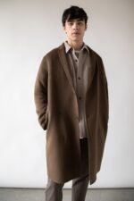 Double-Faced Wool Blend Coat - Image 2
