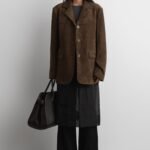 Oversized Vegan Suede Blazer