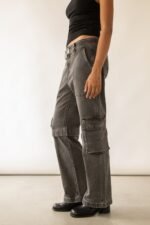 Black Wash Cargo Jean - Image 3