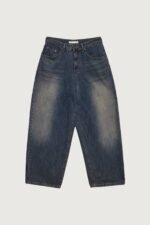 Mid-Rise Curved Leg Dark Wash Jean - Image 5