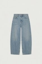 Mid-Rise Darted Barrel Leg Jean - Image 4