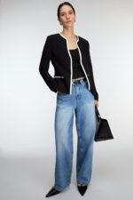 30" LENGTH LIGHT WASH CURVED LEG JEAN - Image 2