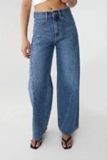 Seam Lined Straight Leg Jean - Image 3