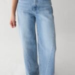 Seam Lined Straight Leg Jean