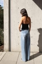 Seam Lined Straight Leg Jean - Image 2