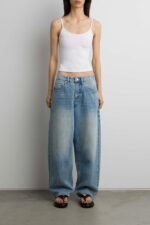 27" CURVE LEG MID RISE DENIM JEAN - Image 2