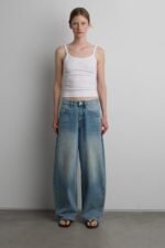 27" CURVE LEG MID RISE DENIM JEAN