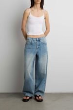 27" CURVE LEG MID RISE DENIM JEAN - Image 3