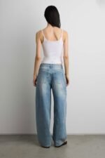 27" CURVE LEG MID RISE DENIM JEAN - Image 5