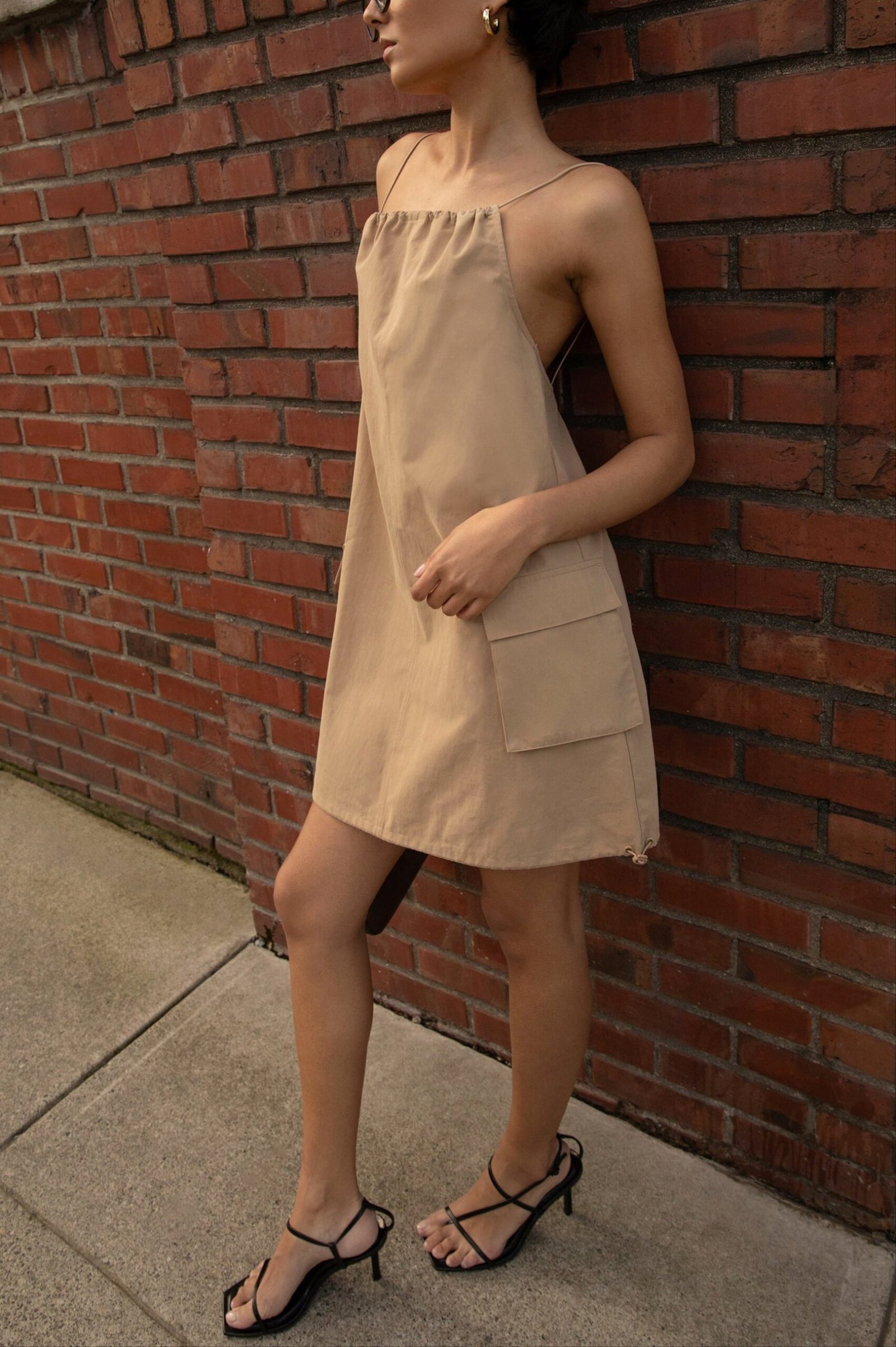 Dress-12301_Incense-1.jpg Cargo Mini Dress - Image 1