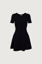 Ribbed Short Sleeve Mini Dress - Image 4