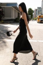 One Shoulder Midi Dress - Image 4