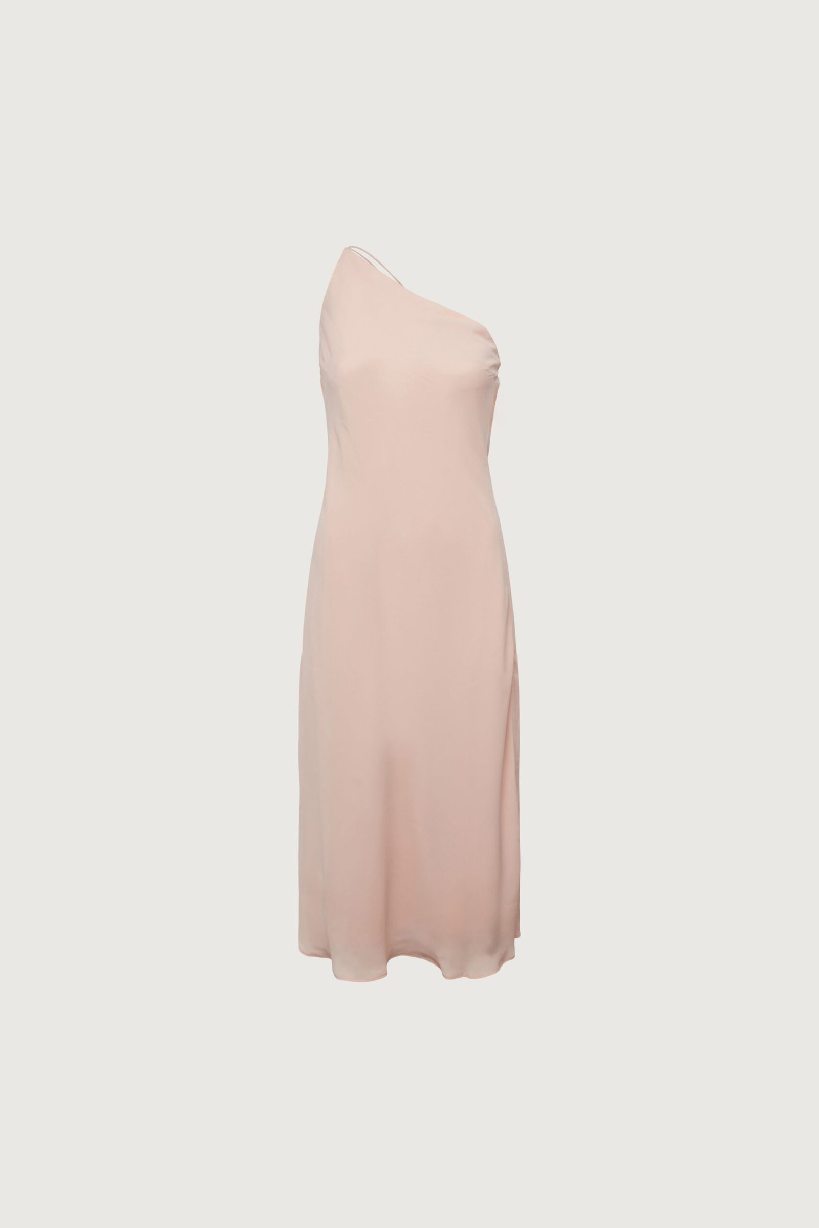 Dress-12312_Evening_Sand-1.jpg One Shoulder Midi Dress - Image 1