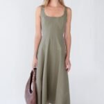 Square Neck Maxi Dress
