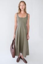 Square Neck Maxi Dress