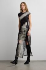 Sleeveless Mesh Maxi Dress - Image 3