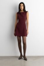 Sleeveless A-Line Mini Dress