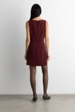Sleeveless A-Line Mini Dress - Image 4