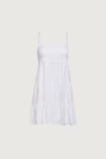 Smocked Tiered Mini Dress - Image 6