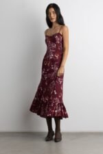 Floral Print Maxi Dress