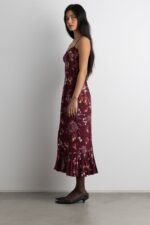 Floral Print Maxi Dress - Image 3