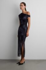 Printed Off Shoulder Midi Dress - Image 2