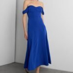 Sweetheart Neckline Corset Midi Dress