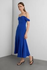 Sweetheart Neckline Corset Midi Dress - Image 3