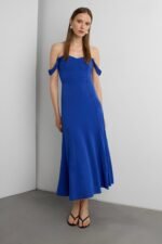 Sweetheart Neckline Corset Midi Dress - Image 4