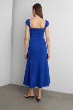 Sweetheart Neckline Corset Midi Dress - Image 5