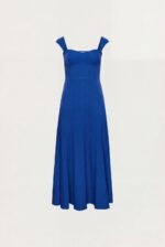 Sweetheart Neckline Corset Midi Dress - Image 6