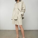 Vegan Leather Shirt Jacket