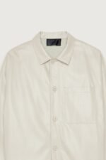 Vegan Leather Shirt Jacket - Image 6