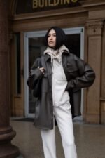Vegan Leather Shirt Jacket - Image 4
